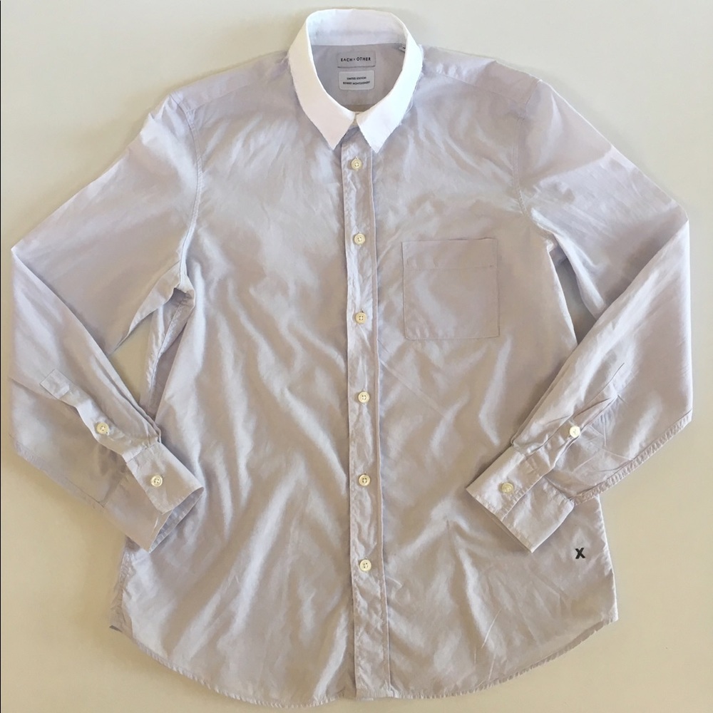 Each X Other Light Blue Button Shirt M